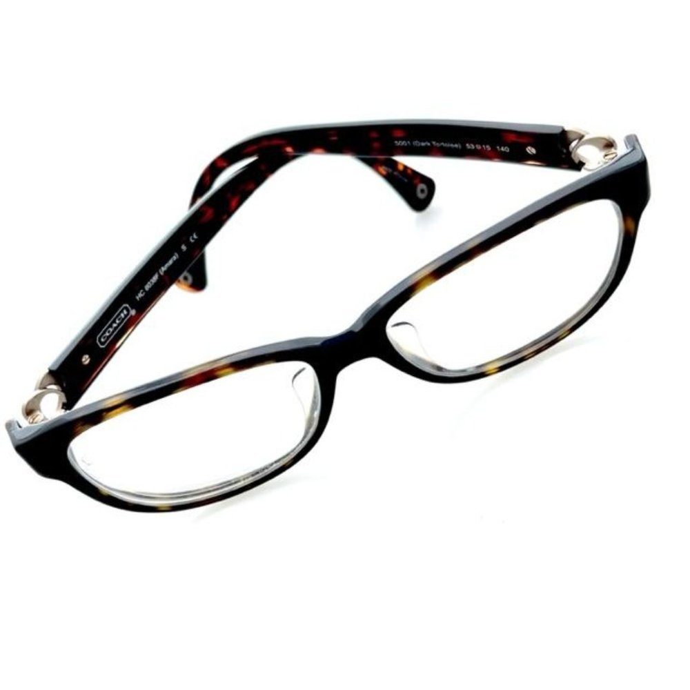 Coach Amara Eyeglass Frames, Dark Tortoiseshell -… - image 2